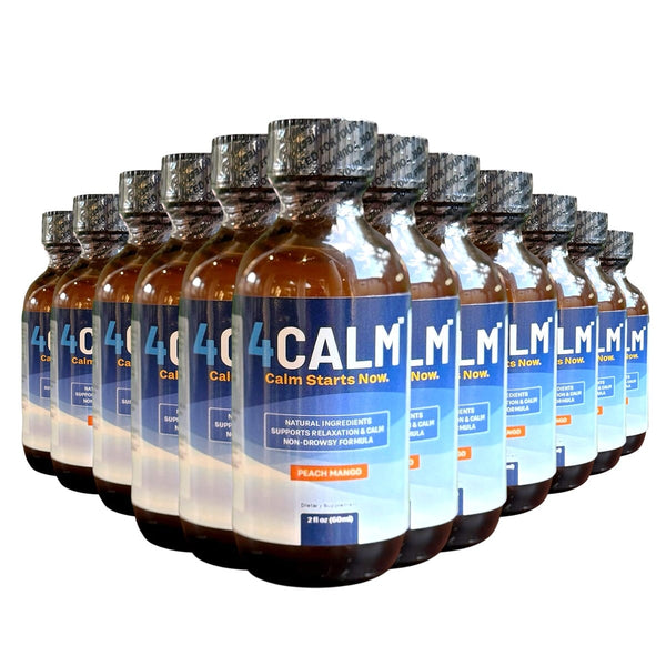 4Calm – Natural Stress Support Supplement (12-Pack)