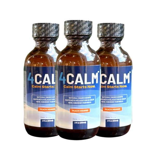 4Calm – Natural Stress Support Supplement 3-Pack