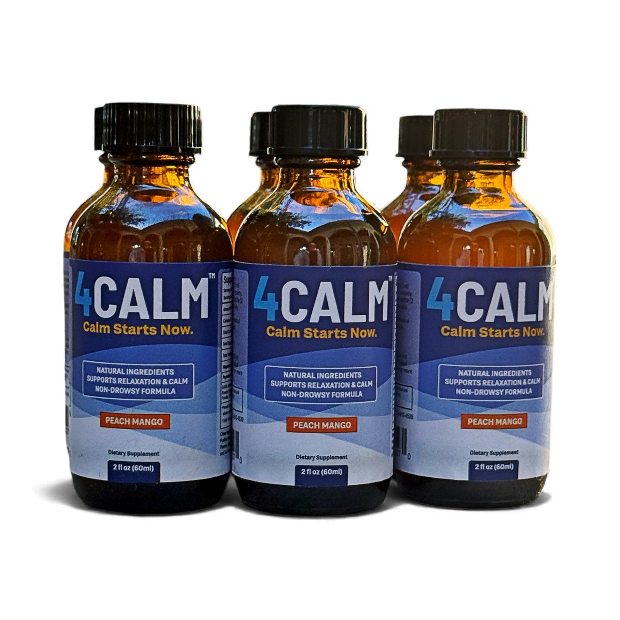 4Calm 6-Pack | Natural Magnesium Stress Support Drink – Most Popular