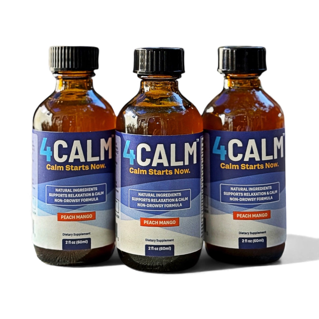 4Calm – 3 Pack | Natural Non-Drowsy Stress Support