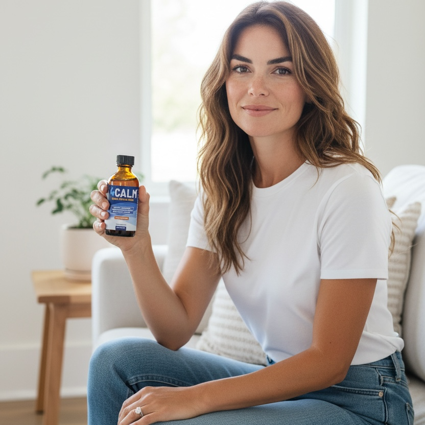 4Calm – 12 Pack | Natural Non-Drowsy Stress Support Drink – Best Value